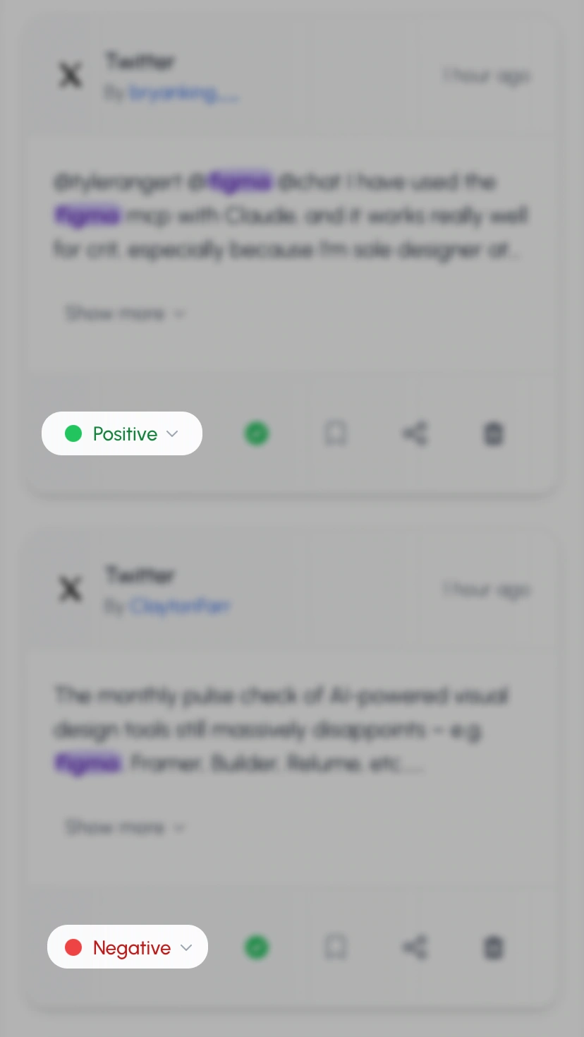 AI sentiment preview